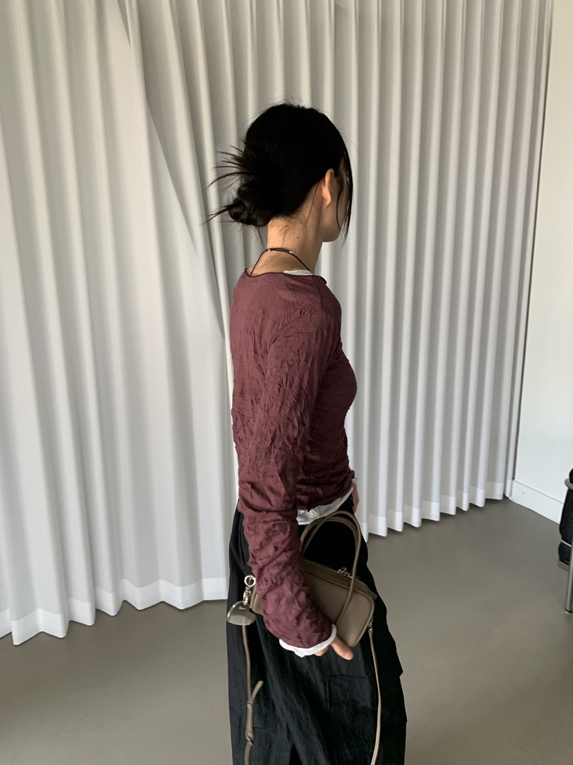 TRUE東大門實拍26秋季新款休閑真品時尚人氣推薦熱賣長袖T恤TRUE長袖T恤