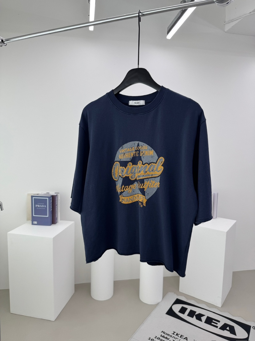 RED-A東大門代購女裝新品推薦時尚人氣熱賣真品休閑T恤復古RED-AT恤圖色3