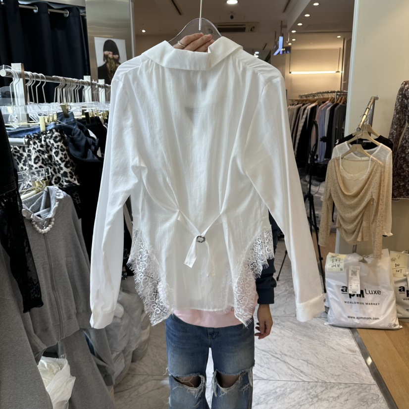 CHEAP-CHIC東大門直郵女裝新款人氣時尚休閑真品襯衫蕾絲衫CHEAP-CHIC/CHARLES THE SECOND襯衫/蕾絲衫