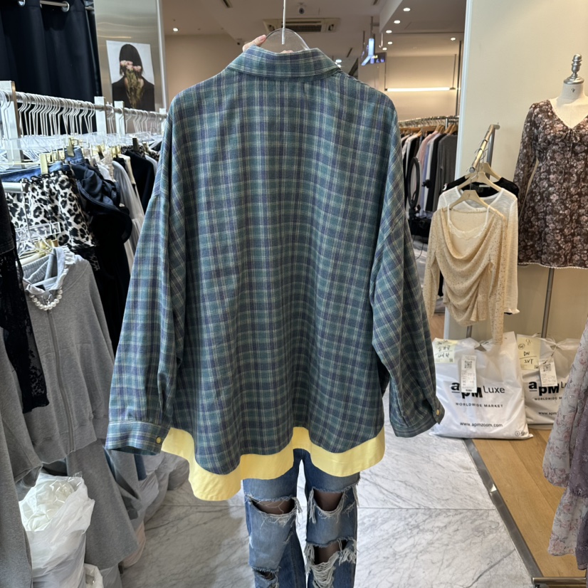 CHEAP-CHIC韓國直郵女裝新款人氣推薦休閑時尚襯衫蕾絲衫CHEAP-CHIC/CHARLES THE SECOND襯衫/蕾絲衫