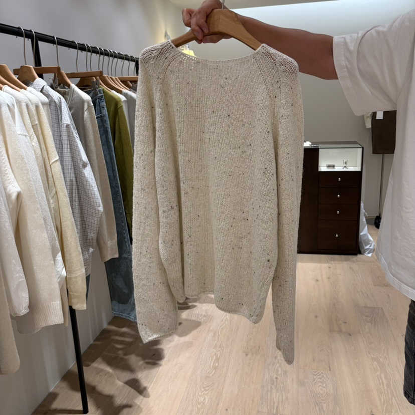 GLOW AND NYMPH韓國代購女士新款時尚真品熱賣針織衫船領GLOW AND NYMPH針織衫