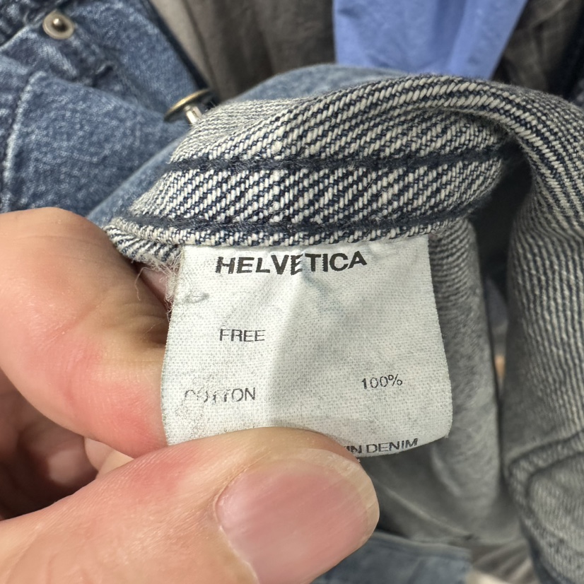 HELVETICA東大門實拍女裝新款時尚休閑推薦真品夾克工裝水洗HELVETICA夾克