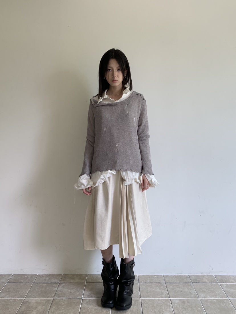 VERNIMENT東大門實拍26秋冬新款時尚真品推薦人氣針織衫紐扣VERNIMENT針織衫