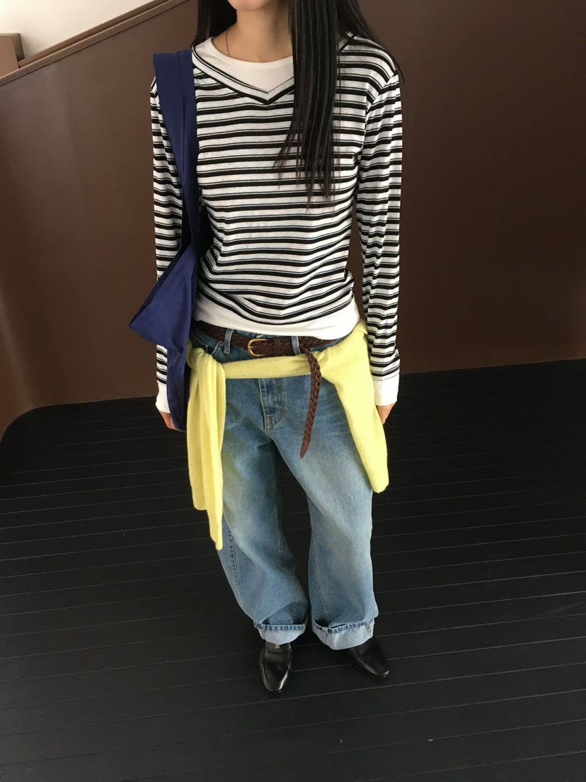 MINIMUZE東大門實拍女裝新品時尚熱賣休閑真品推薦長袖T恤MINIMUZE長袖T恤