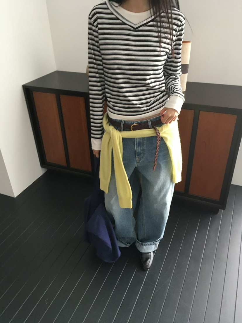 MINIMUZE東大門實拍女裝新品時尚熱賣休閑真品推薦長袖T恤MINIMUZE長袖T恤