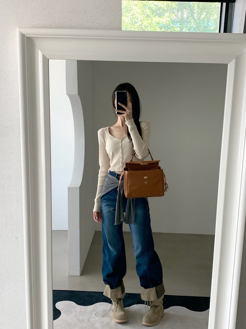 VERANDA東大門實拍女裝新款休閑時尚熱賣推薦真品開衫開衫VERANDA開衫