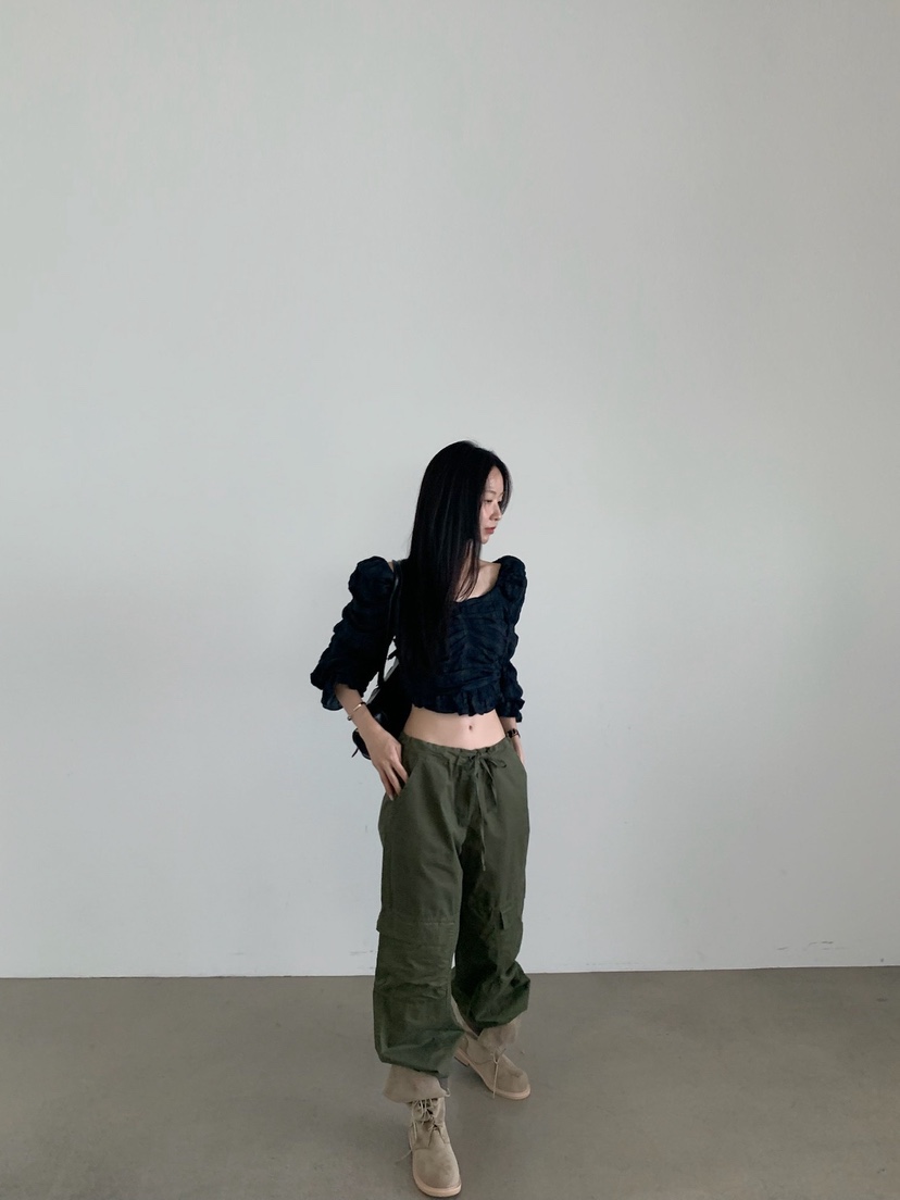 VERANDA韓國代購女士新品真品熱賣時尚人氣推薦休閑休閑褲VERANDA休閑褲