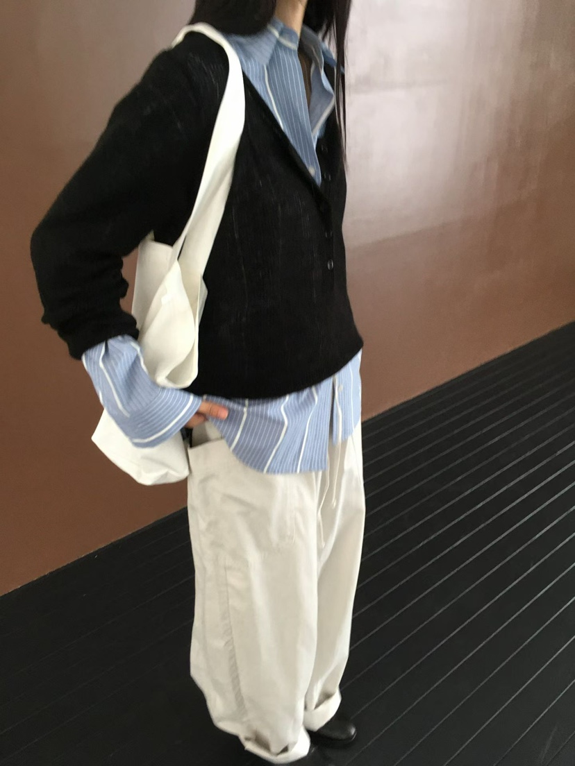 MINIMUZE韓國代購女裝新款時尚真品熱賣人氣休閑針織衫U領MINIMUZE針織衫