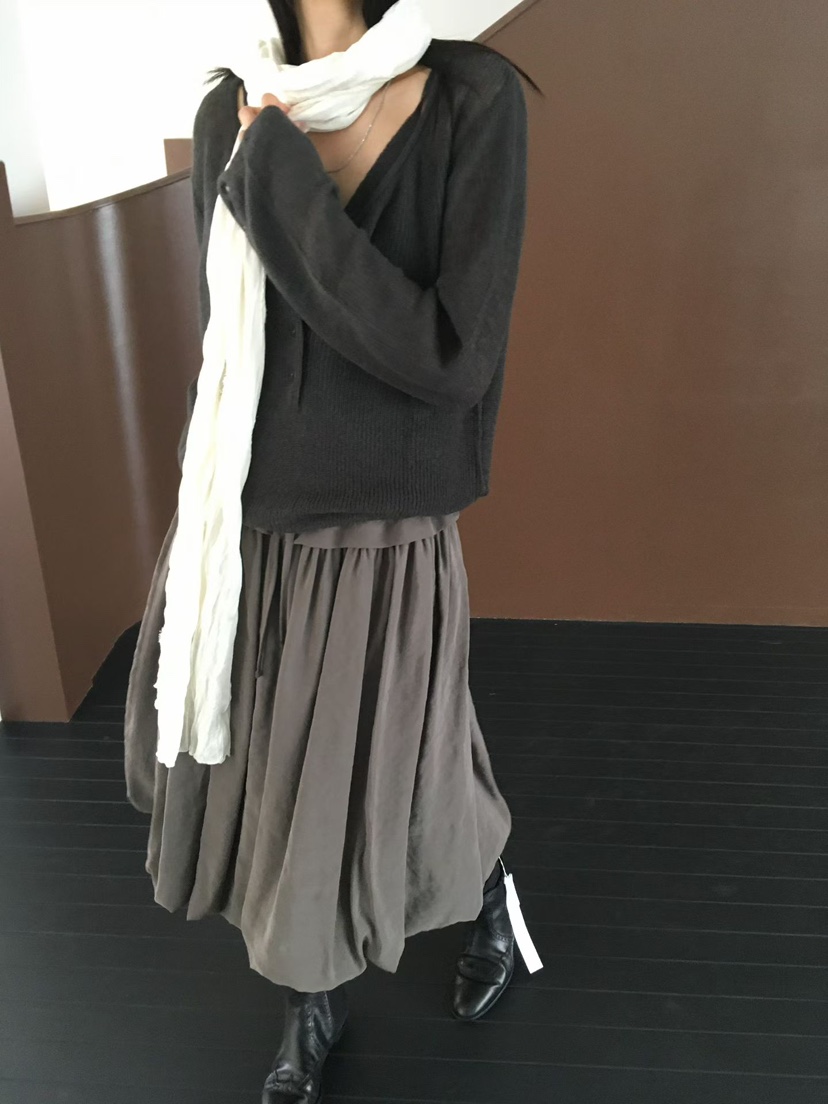 MINIMUZE韓國代購女裝新款時尚真品熱賣人氣休閑針織衫U領MINIMUZE針織衫
