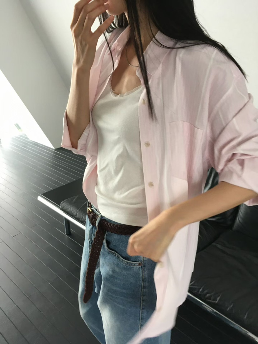 MINIMUZE東大門直郵26秋冬新款人氣時尚推薦休閑襯衫蕾絲衫MINIMUZE襯衫/蕾絲衫