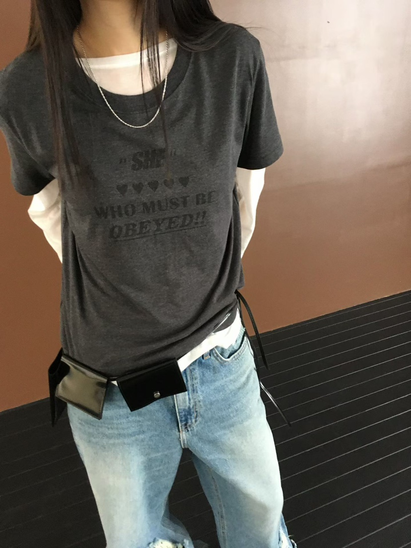 MINIMUZE東大門實拍26秋季新品真品熱賣推薦人氣時尚休閑T恤MINIMUZET恤