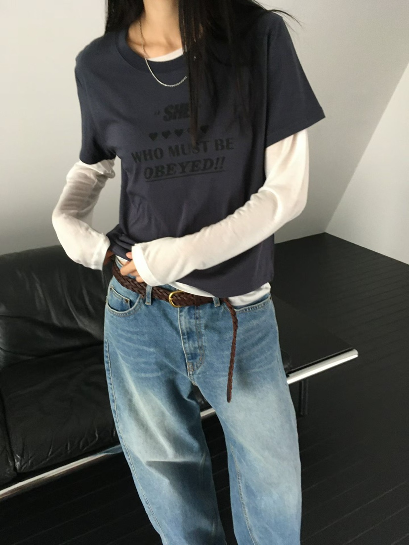 MINIMUZE東大門實拍26秋季新品真品熱賣推薦人氣時尚休閑T恤MINIMUZET恤