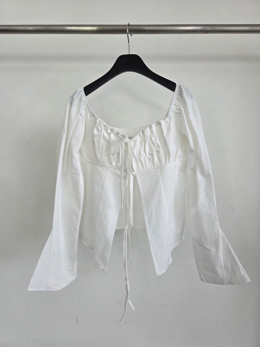 VERANDA東大門代購女士新品熱賣休閑人氣推薦襯衫蕾絲衫絲帶VERANDA襯衫/蕾絲衫