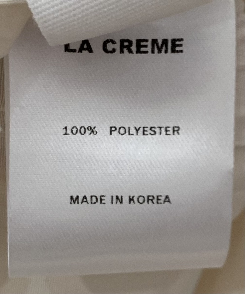 LA CREME東大門直郵女士新品熱賣休閑真品襯衫蕾絲衫褶皺LA CREME襯衫/蕾絲衫