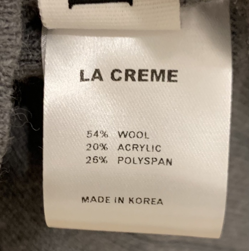 LA CREME東大門直郵女裝新款推薦時尚熱賣真品短裙羊毛褶皺LA CREME短裙