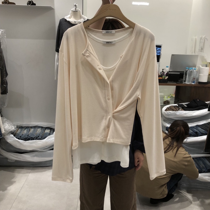 ANN MARGRET韓國代購女士新品人氣開衫不含內搭GRETA.Y開衫