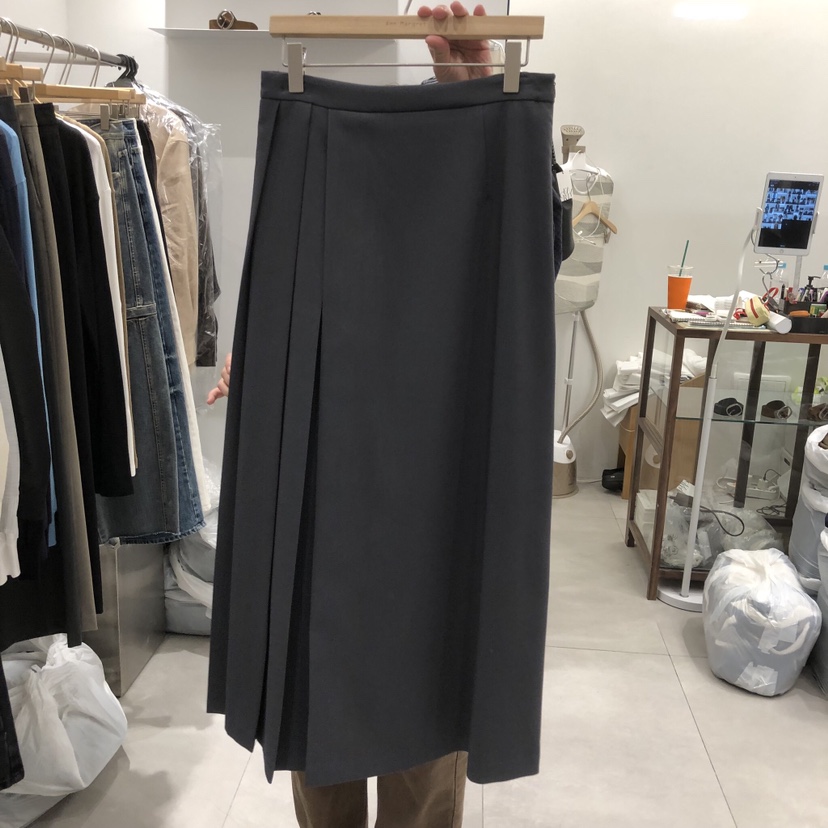 ANN MARGRET東大門直郵女裝新款推薦長裙不對稱GRETA.Y長裙圖色2