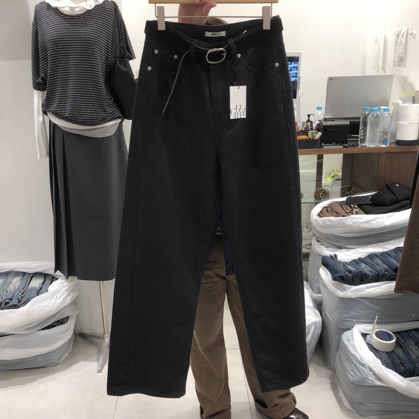 ANN MARGRET韓國直郵女士新品休閑牛仔褲不含腰帶GRETA.Y牛仔褲圖色2