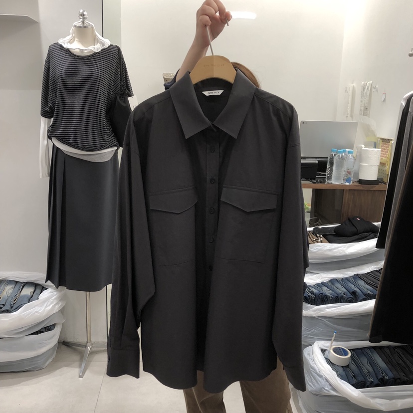 ANN MARGRET東大門直郵女士新品人氣襯衫蕾絲衫寬松GRETA.Y襯衫/蕾絲衫圖色3