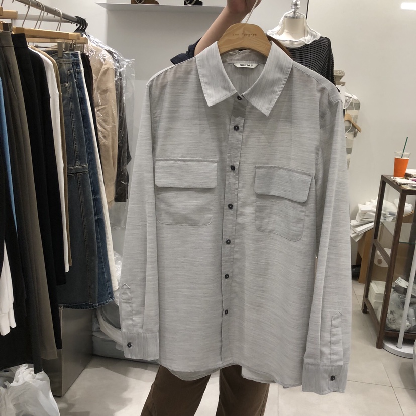 ANN MARGRET東大門代購女裝新款熱賣襯衫蕾絲衫羊毛經典GRETA.Y襯衫/蕾絲衫圖色2