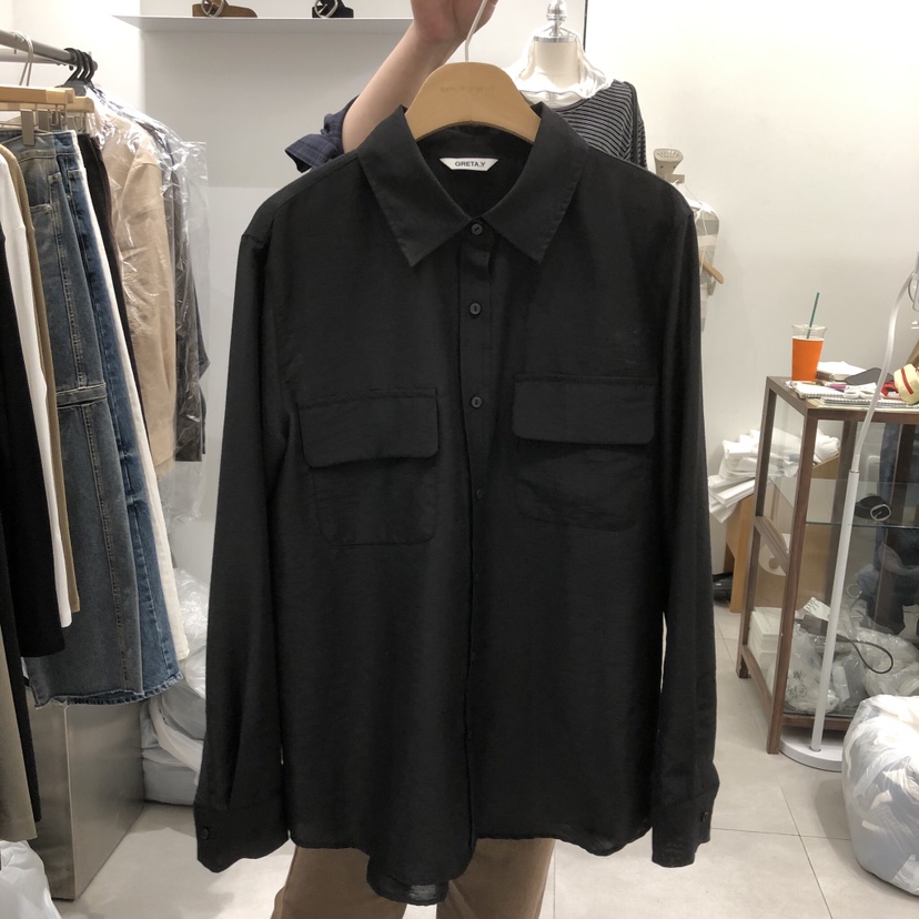 ANN MARGRET東大門代購女裝新款熱賣襯衫蕾絲衫羊毛經典GRETA.Y襯衫/蕾絲衫圖色3