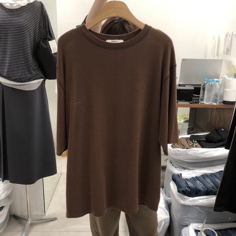 ANN MARGRET韓國直郵女裝新品推薦T恤寬松GRETA.YT恤圖色4