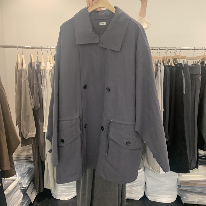 TAFFETA/MURET/ROBERTI韓國直郵女士新款休閑時尚長款風衣TAFFETA/MURET/ROBERTI長款風衣