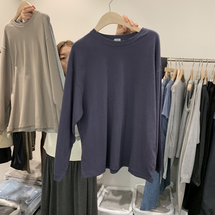 TAFFETA/MURET/ROBERTI東大門代購女士新款熱賣長袖T恤TAFFETA/MURET/ROBERTI長袖T恤圖色2