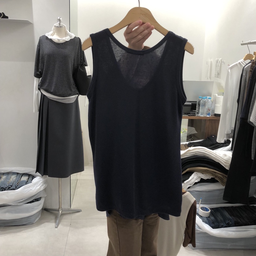 ANN MARGRET東大門實拍女裝新品真品吊帶背心不含內搭寬松無袖GRETA.Y吊帶/背心