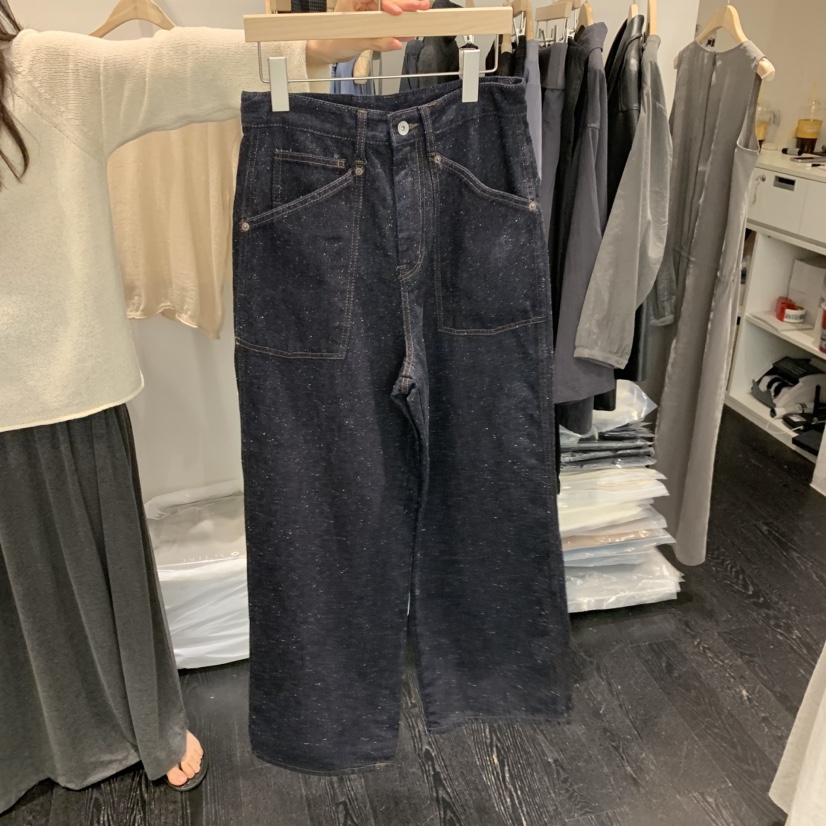 TAFFETA/MURET/ROBERTI韓國直郵26秋冬新款休閑牛仔褲口袋TAFFETA/MURET/ROBERTI牛仔褲