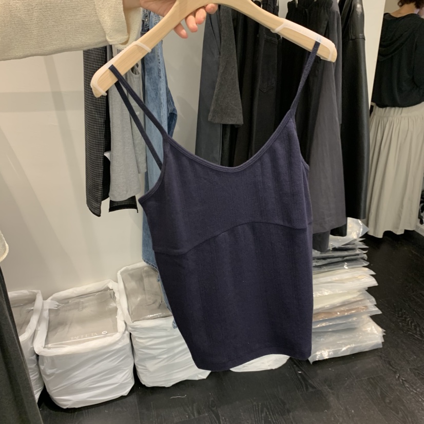 TAFFETA/MURET/ROBERTI韓國代購女士新款休閑吊帶背心無袖TAFFETA/MURET/ROBERTI吊帶/背心圖色3