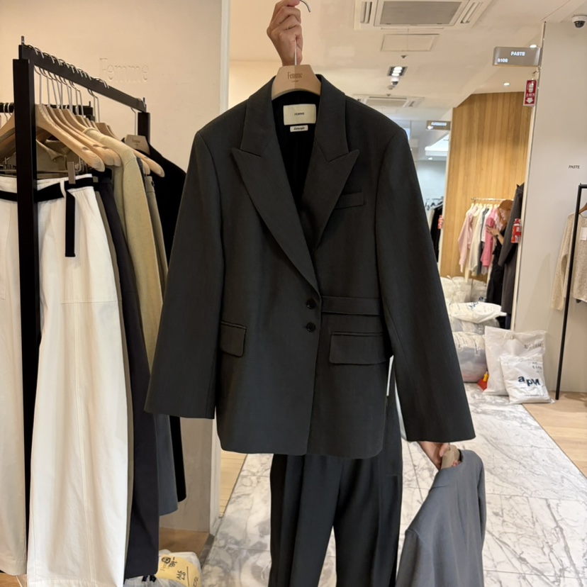 LA MAGIE FEMME東大門實拍26秋季新品休閑推薦西裝西服Lamagie Femme西裝/西服圖色2