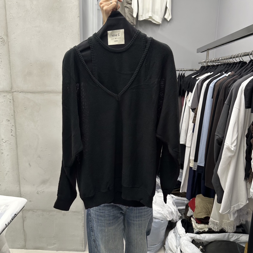 EL BOSQUE東大門直郵26秋冬新品真品推薦時尚熱賣套裝V領EL BOSQUE套裝圖色3