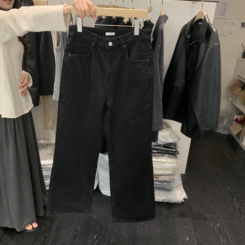 TAFFETA/MURET/ROBERTI韓國代購26秋冬新品休閑牛仔褲口袋TAFFETA/MURET/ROBERTI牛仔褲