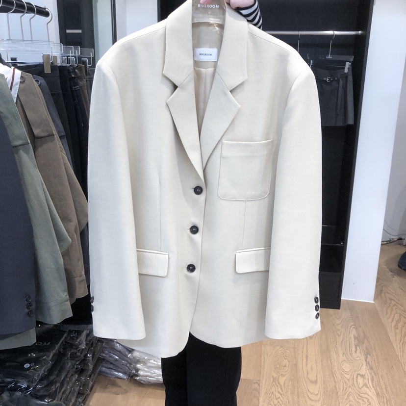 RIVEROOM東大門代購26秋冬新款人氣時尚推薦西裝西服羊毛RIVEROOM西裝/西服