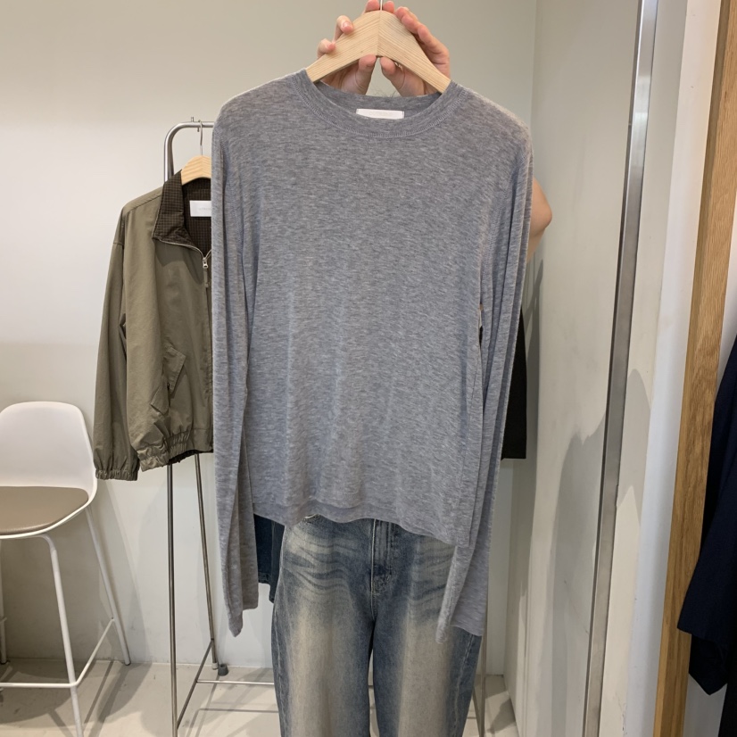 OUTRENE東大門實拍女裝新品真品休閑推薦時尚長袖T恤羊毛OUTRENE長袖T恤圖色3