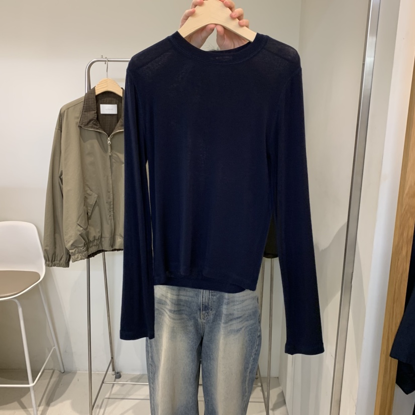 OUTRENE東大門實拍女裝新品真品休閑推薦時尚長袖T恤羊毛OUTRENE長袖T恤圖色5