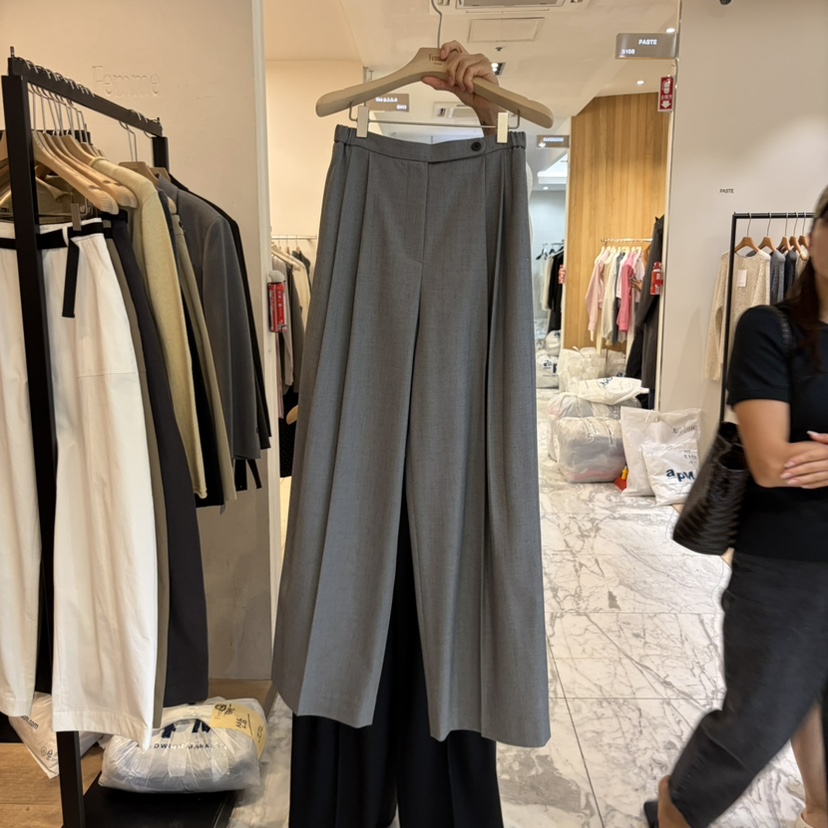 LA MAGIE FEMME東大門直郵26秋冬新品人氣時尚休閑褲運動Lamagie Femme休閑褲圖色2