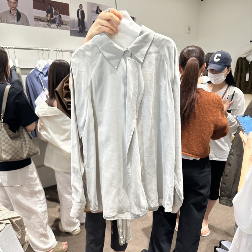 OVERTAKE韓國代購女裝新款熱賣人氣推薦時尚真品襯衫蕾絲衫OVERTAKE襯衫/蕾絲衫圖色2