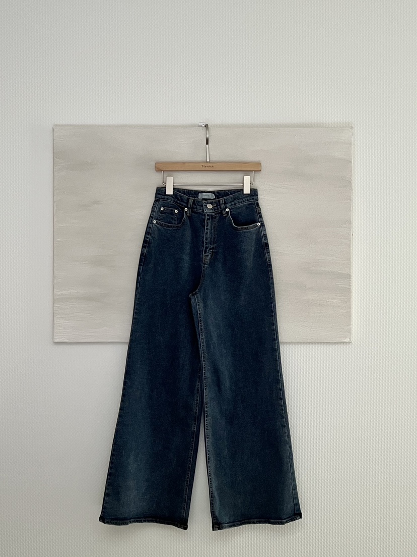 SCOPE/FROMWASHED東大門直郵女裝新品熱賣休閑牛仔褲氨綸SCOPE/FROMWASHED牛仔褲圖色2深色