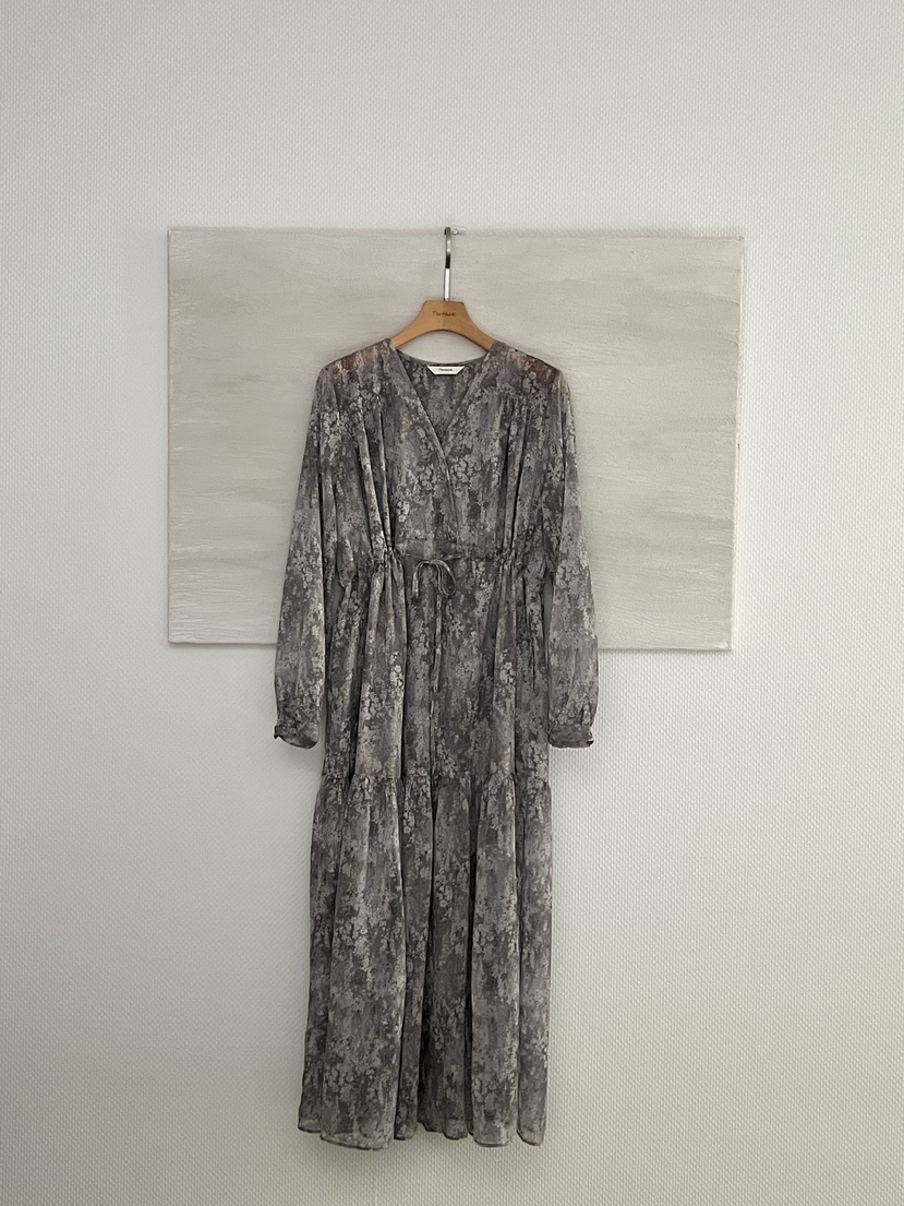 SCOPE/FROMWASHED韓國直郵女裝新款休閑熱賣推薦連衣裙染色SCOPE/FROMWASHED連衣裙圖色3灰色