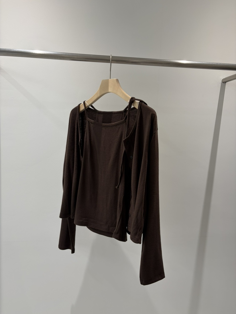 N BROWN韓國直郵26秋季新款真品休閑推薦熱賣時尚套裝開衫N BROWN套裝圖色4