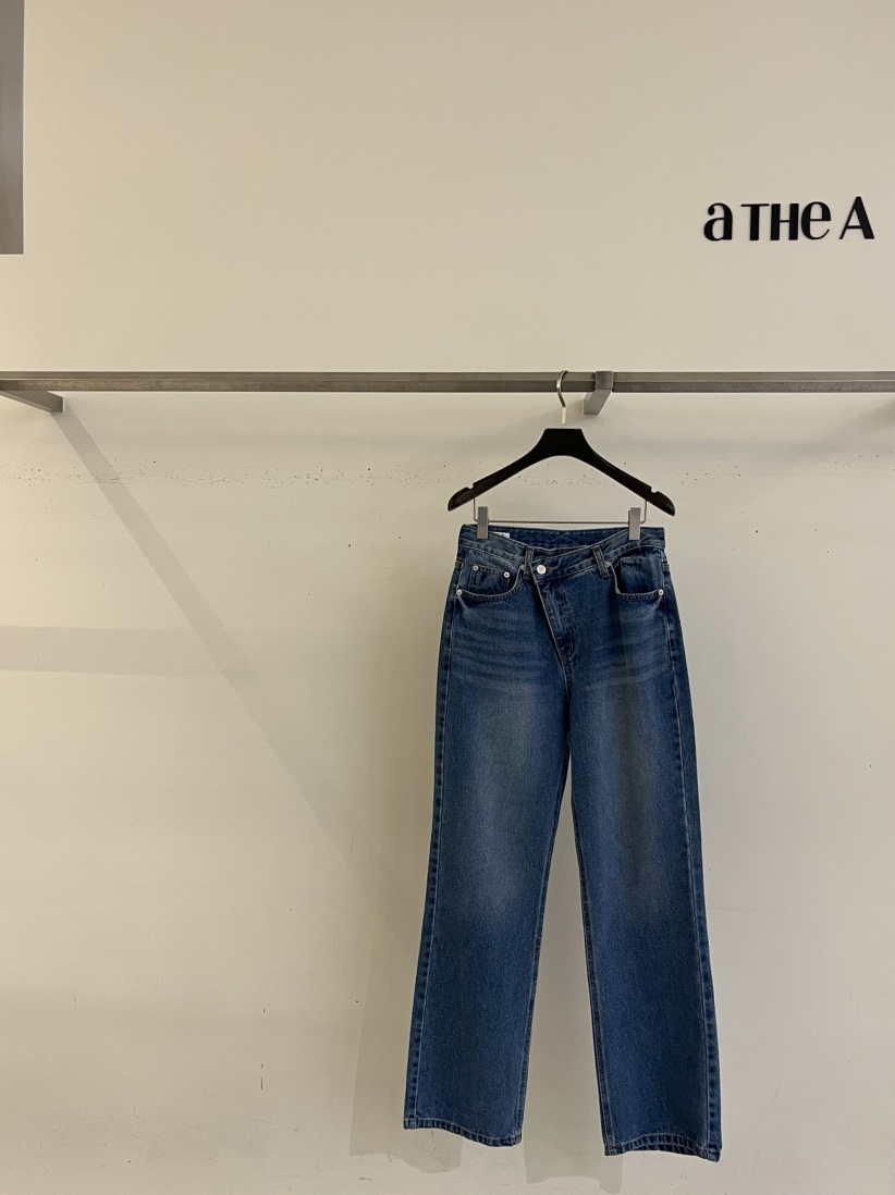 ATHEA韓國直郵女裝新款熱賣時尚人氣推薦休閑真品牛仔褲ATHEA牛仔褲