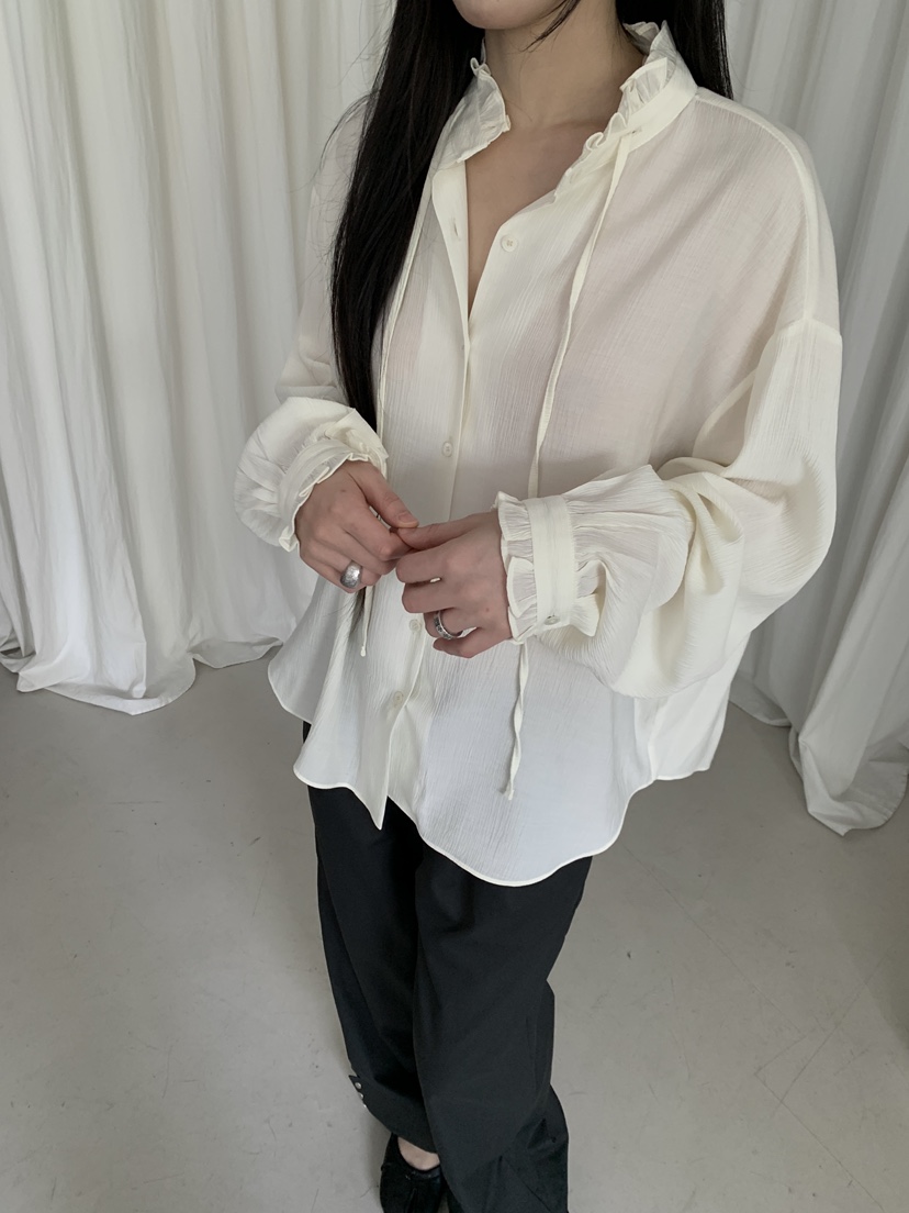 ENHANCE韓國直郵女士新款休閑真品時尚人氣推薦襯衫蕾絲衫ENHANCE/HOPESMORE襯衫/蕾絲衫