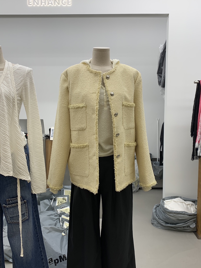 ENHANCE韓國直郵女裝新品真品時尚推薦人氣休閑熱賣夾克ENHANCE/HOPESMORE夾克