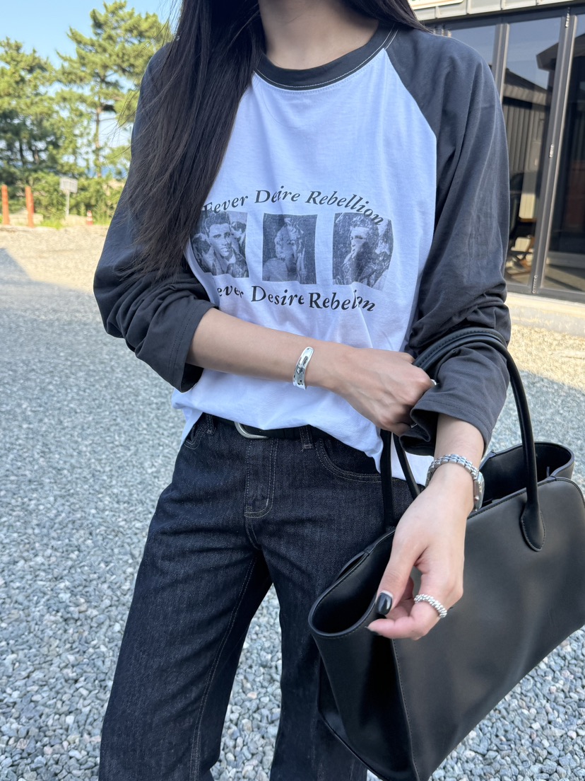 AMOOD東大門代購女裝新款真品時尚熱賣推薦人氣休閑長袖T恤AMOOD長袖T恤