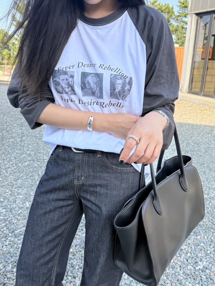 AMOOD東大門代購女裝新款真品時尚熱賣推薦人氣休閑長袖T恤AMOOD長袖T恤