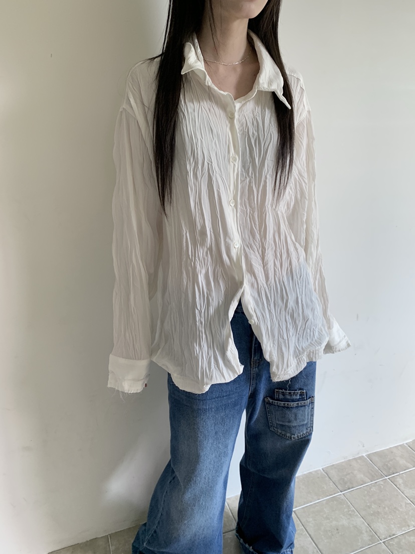 ENHANCE東大門實拍女裝新款推薦真品人氣休閑熱賣襯衫蕾絲衫ENHANCE/HOPESMORE襯衫/蕾絲衫