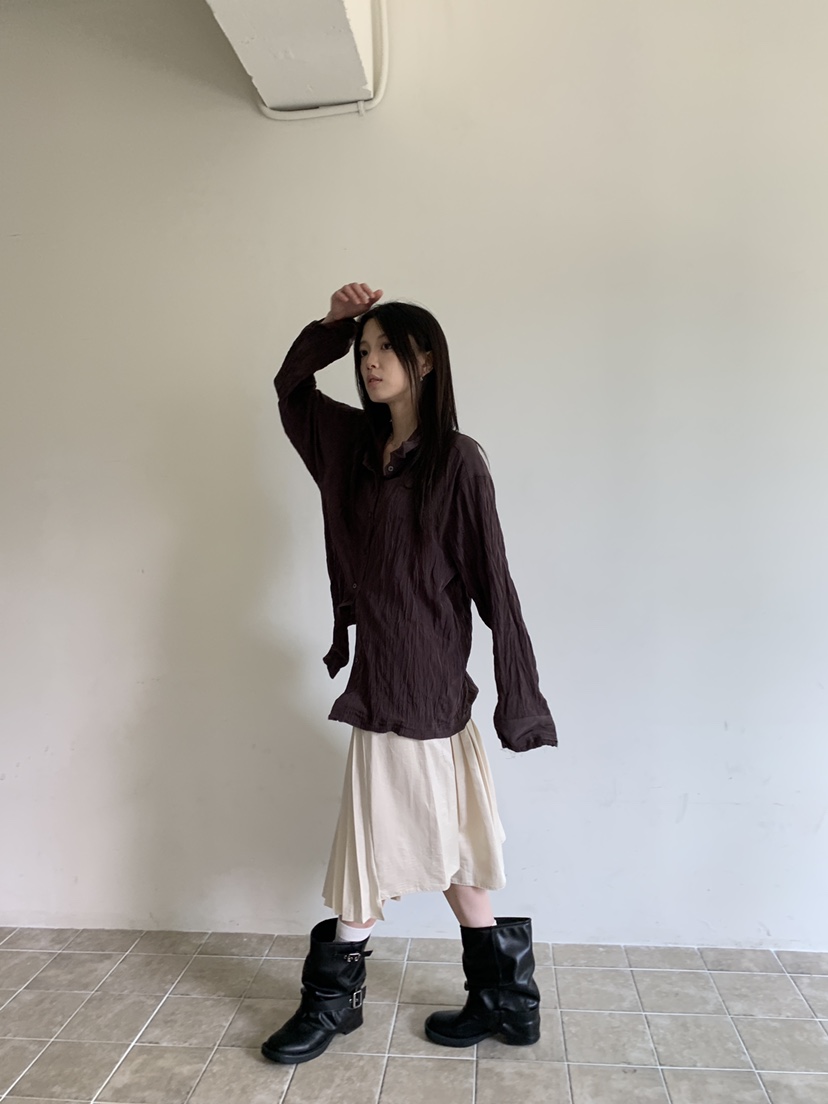 ENHANCE東大門實拍女裝新款推薦真品人氣休閑熱賣襯衫蕾絲衫ENHANCE/HOPESMORE襯衫/蕾絲衫