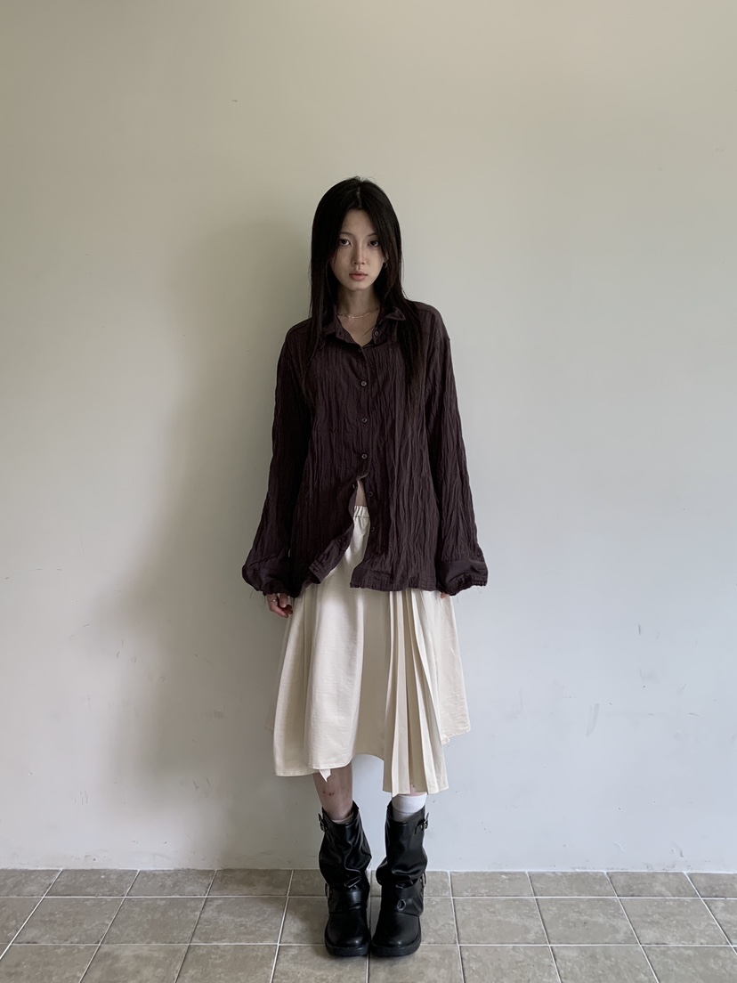 ENHANCE東大門實拍女裝新款推薦真品人氣休閑熱賣襯衫蕾絲衫ENHANCE/HOPESMORE襯衫/蕾絲衫